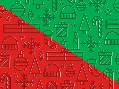 Holiday Pattern christmas green holiday icon pattern icon set icons monoweight pattern red vector