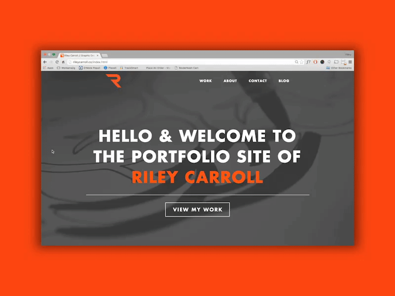 WEBSITE UPDATE animated branding gif html5 logo design nashville portfolio simple website