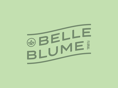 Belle Blume branding florist flowers logo logomark logotype nashville