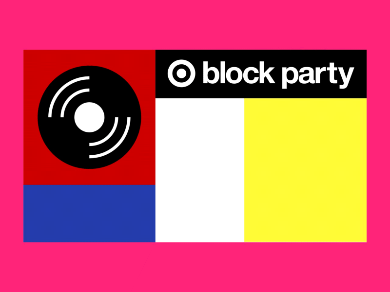 Target Block Party block party bullseye event design geometric ice cream illustration minneapolis minnesota motion graphics party party event record target typography vector