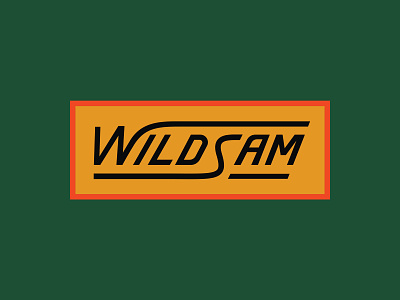 Wildsam Patch 2 badge chiseled embroidered patch lockup outdoors patch road roadtrip sunset travel wilderness wildsam
