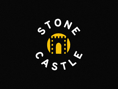 Stonecastle Films branding castle drawbridge film hidden icon logo nashville spotlight stone studio symbol videography