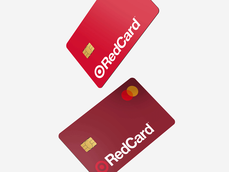 RedCard Redesign bullseye card design credit card currency debit card helvetica mastercard money target