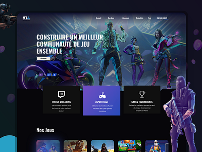 MT Gaming 🎮 design gaming ui ux