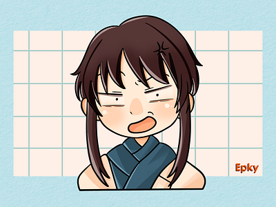 Twitch Emotes anime branding chibi design emotes fiver illustration illustrator