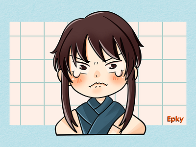 Twitch Emotes anime branding chibi cute design emotes fiver graphic design illustration illustrator