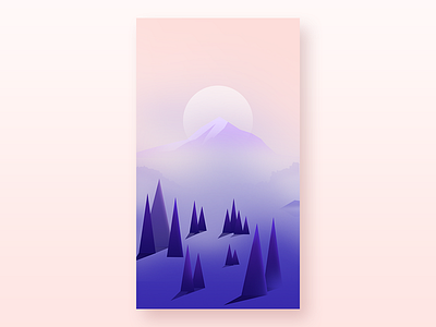 mountain flat gradient