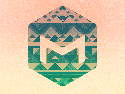 Hexagon M Logo design hexagon logo personal vector
