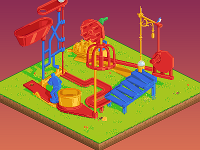 Mousetrap Poster board game pixel art retro