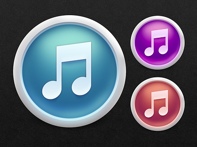 iTunes 11 Icon 11 apple colors dock icon itunes music soft