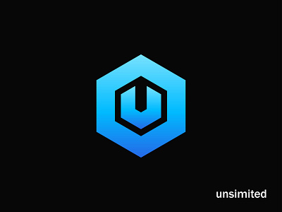 unsimited logo design. by Khabib 🦅 on Dribbble