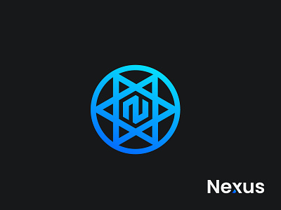 Nexus. abstract blockchain brand branding connection design ecommerce geometric identity letter n logo logobranding marketing media n n logo design n modern logo protect shield technology