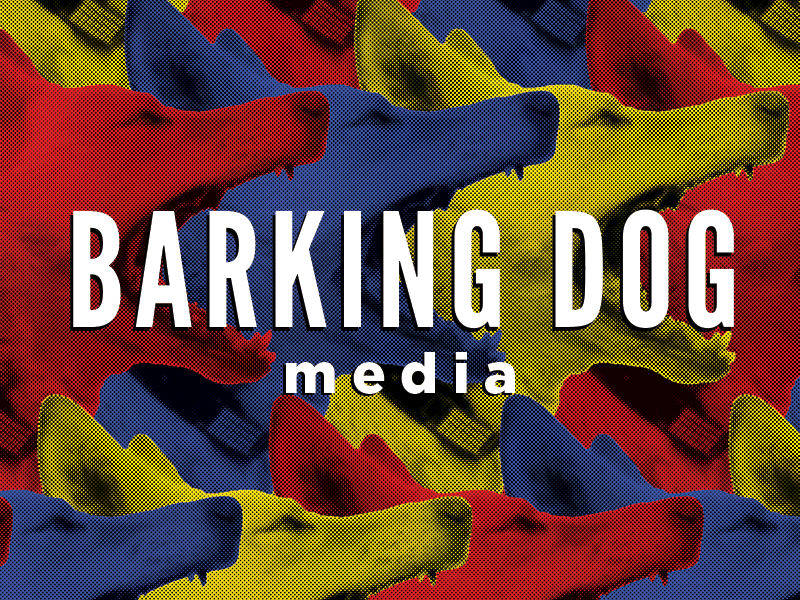 Barking Dog Media animated gif halftone headache