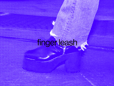 finger leash graphic design photobook photography