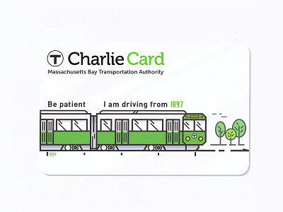 Charlie Card - redesign card greenline mbta train transportation