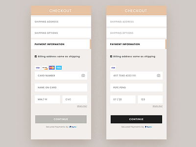 Checkout Payment-D2 100dailyui checkout creditcard e commerce payment uiux