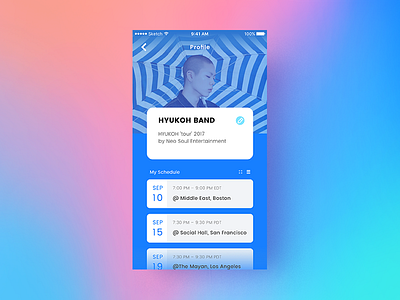 Event APP -Profile-D6