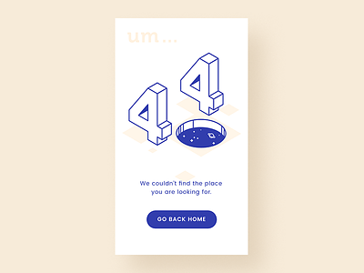 404 page-D8 404 dailyui illustration isometric page not found space uiux www.dailyui.co