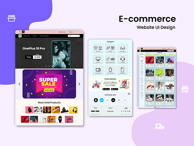 E-commerce - Website UI Design