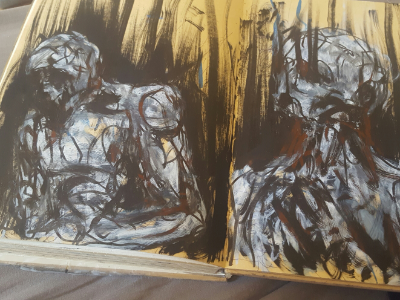 /sketchbook 5dropsart acrylic andrewnikolnik art drawing mood myart pain sketchbook