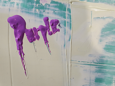 purple acrylic purple script srfcbflr surfacebefouler