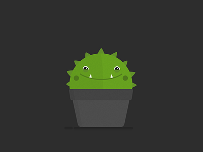 Cactus n.5 cactus character flat illustration sketchapp vector