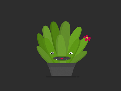 Cactus n.1 cactus character flat illustration sketchapp vector