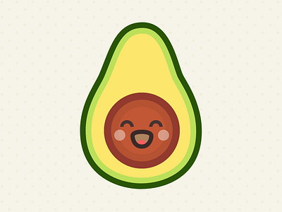 Avocado avocado breakfast character flat illustration sketchapp vector