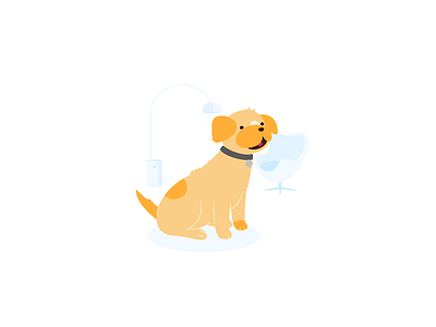 Pup character character design dog dog illustration flat illustration startup startup branding vector