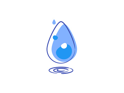 Water illustration spot illustration startup branding vector water