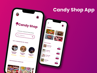 Snack Delivery App - Candy Shop