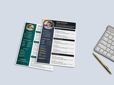 Custom CV/Resume Design branding cover letter cv cv design graphic design personal professional resume resume design resumetemplate