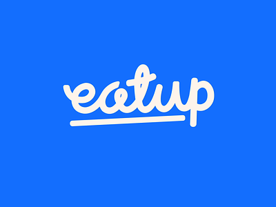 Eatup Logotype animation brand identity design drink food identity lettering logo logo design logotype script