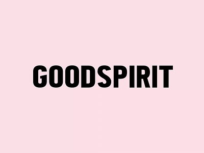 GoodSpirit Branding & Packaging brand branding branding design can design color color palette design drink logotype packaging visual identity wordmark