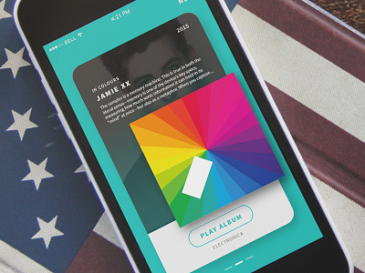 Music App | Concept album app concept design mobile music phone player slider ui ux