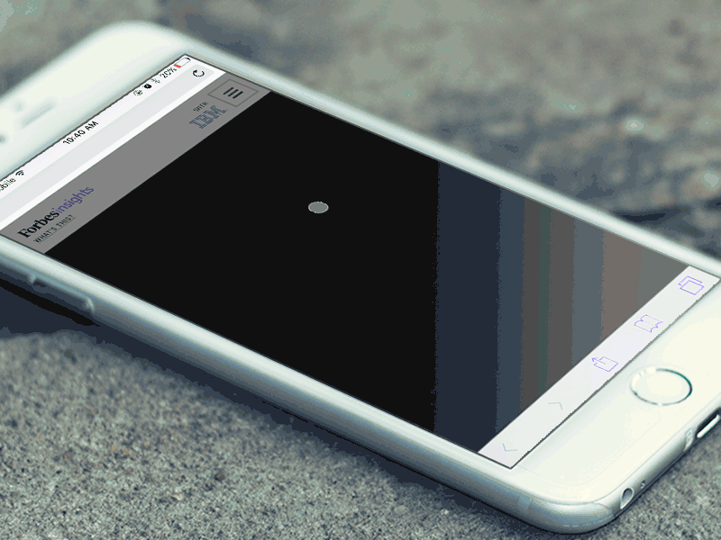 Mobile Longform Menu - Concept iphone menu minimal mobile nav navigation sharing social typography ui ux