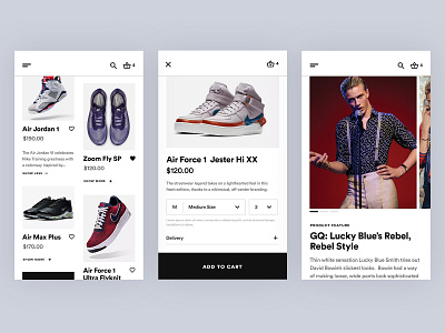 Fashion | E-Commerce App - View 2 app application clean ecommerce fashion feed layout minimal mobile photography shop ui ux