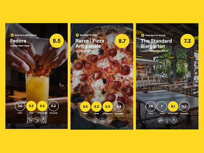 Food & Drink Review UI app design drink food iphone layout rate social ui ux