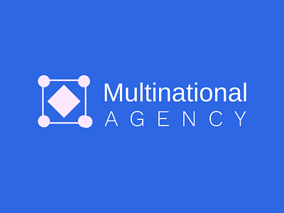 Multinational Agency - Logo agency branding design digital agency graphic design https:multinationalagency.com illustration logo multinational typography ui ux vector