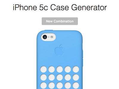 iPhone 5c Case Generator