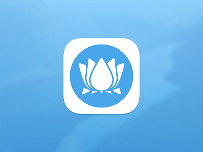 Zazn Meditation App Icon app apps branding icon ios app ios icon ios9 mobile mobile ui