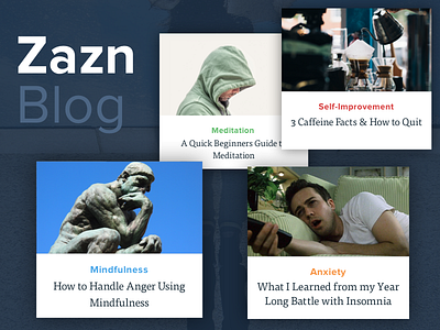 Zazn Blog Redesign