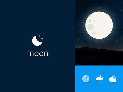moon app app app design blue ios moon ui ux