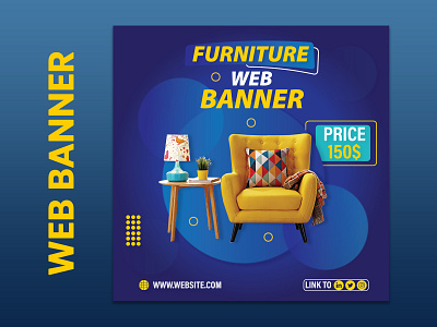 Furniture sale web banner design ads ads design art artwork banner banner design banners billboard branding facebook cover design flyers google ads graphics instagram post design linkedin post design logo design marketing postcard sticker web banner