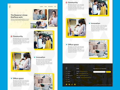 OP coworking website redesign