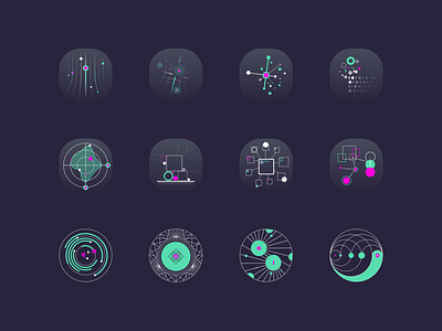 Data science abstract icon abstract branding clean color commercial cosmetic design flat graphic icon illustration interface logo minimal portfolio ui ux vector web website