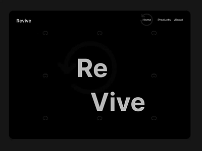 Re Vive 3d animation app branding design graphic design illustration logo motion graphics product typography ui ux vector vr