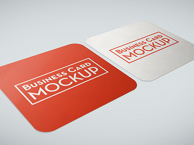 Free Business card mockup background business card card free freebie mockup portfolio round corners showcase square template