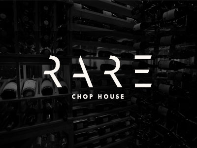 Rare Chop House arthur arthur agency brand branding logo restaurant steak typography