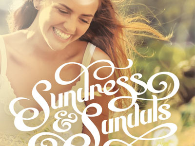 Sundress & Sandals arthur concept custom event illustrator logo typography warm